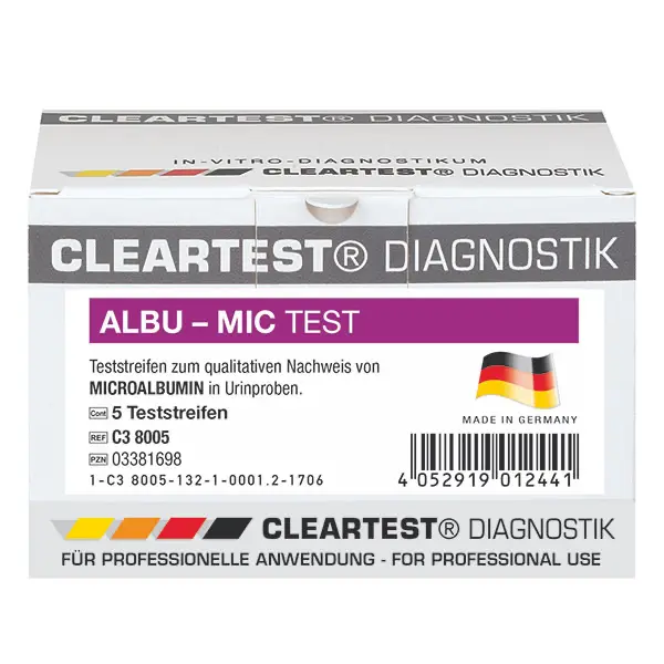 Microalbumine semiquantitative test rapide bandelettes - Rightsign